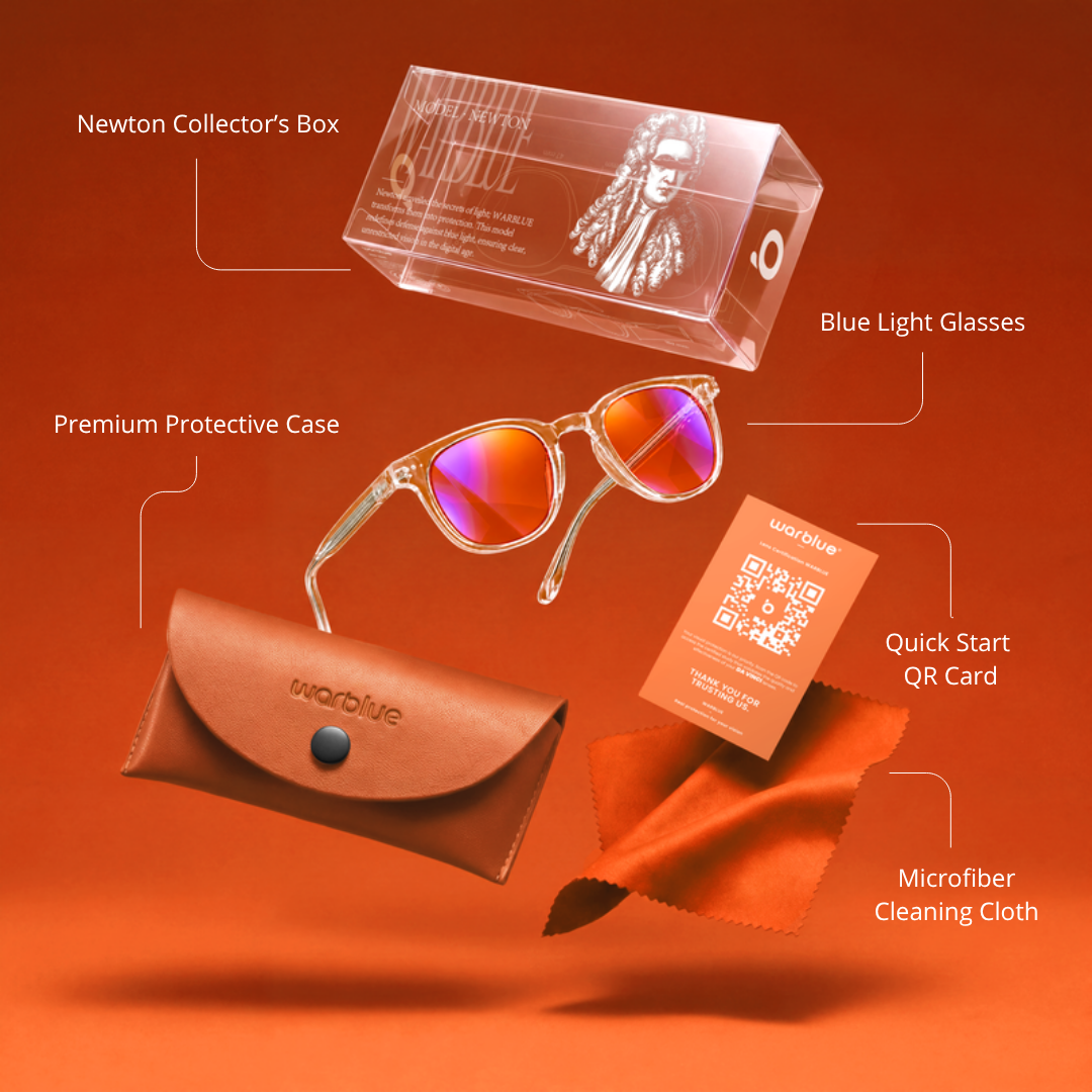 Collector's Box Newton com estojo protetor, cartão com QR e flanela de microfibra