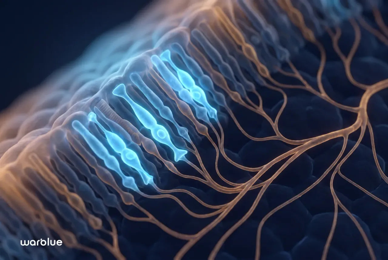 A luz azul chega ao fundo do olho, onde seu relógio biológico é lido