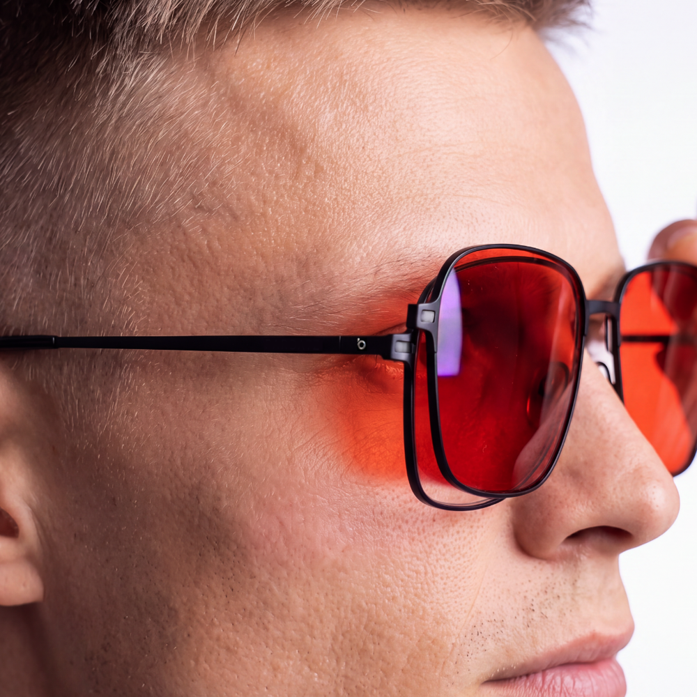 Lentes vermelhas, para a noite