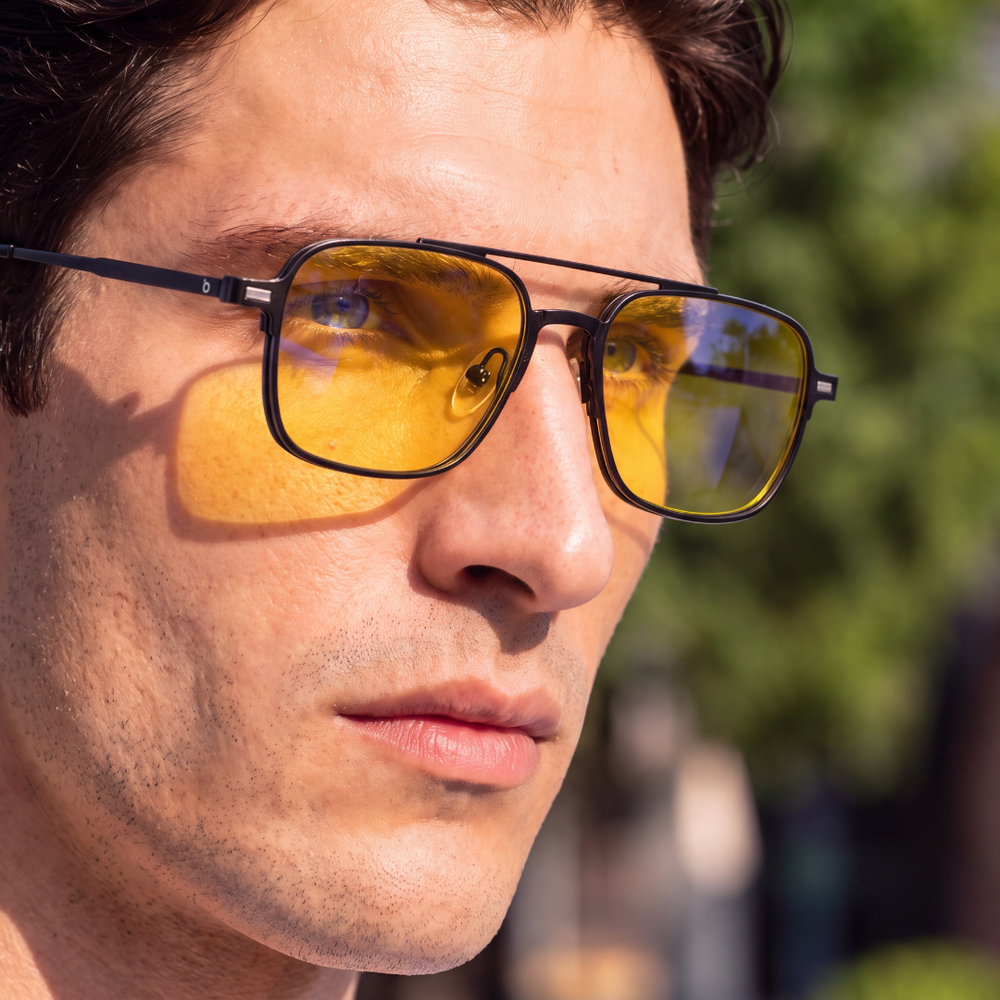Lentes amarelas, para as horas de tela